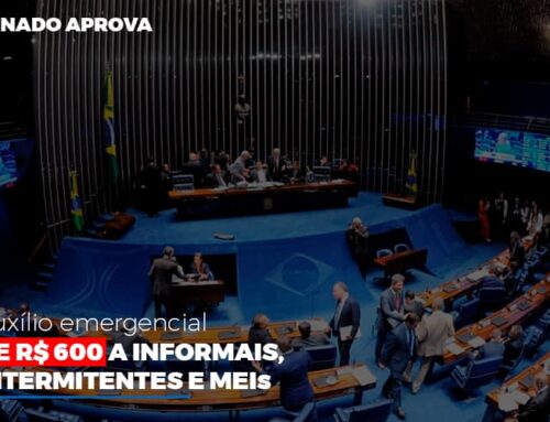 Senado aprova auxílio emergencial de R$ 600 a informais, intermitentes e MEIs